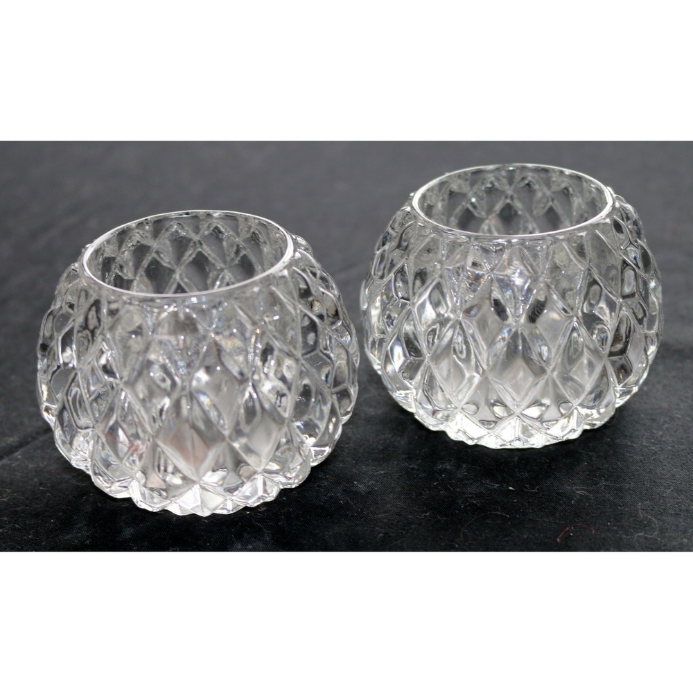 Partylite Rockport Pair Candle Holders Brand New in Box Set Of 2 USA Made - Picture 2 of 8